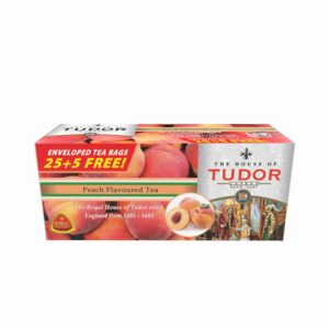 Peach Tea | Flavoured Black Tea | Tudor Peach Flavoured Black Tea: A delightful fusion of bold black tea with tantalizing peach essence. Elevate your tea ritual with this flavorful blend.