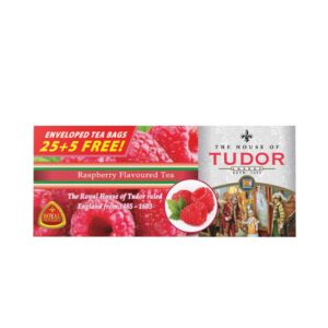 Raspberry Black Tea | Flavoured Black Tea | Tudor exquisite Raspberry Black Tea, featuring high-grown BOPF black tea. Indulge in the fusion of premium black tea with vibrant raspberry flavor.