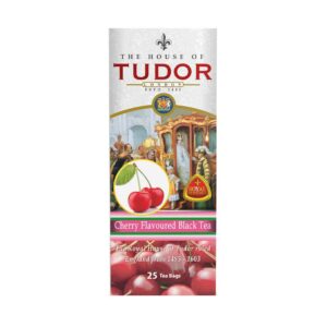 Cherry Flavoured Black Tea | Black Tea | The House of Tudor's Cherry Flavoured Black Tea: a captivating blend of robust black tea infused with the luscious essence of cherry.