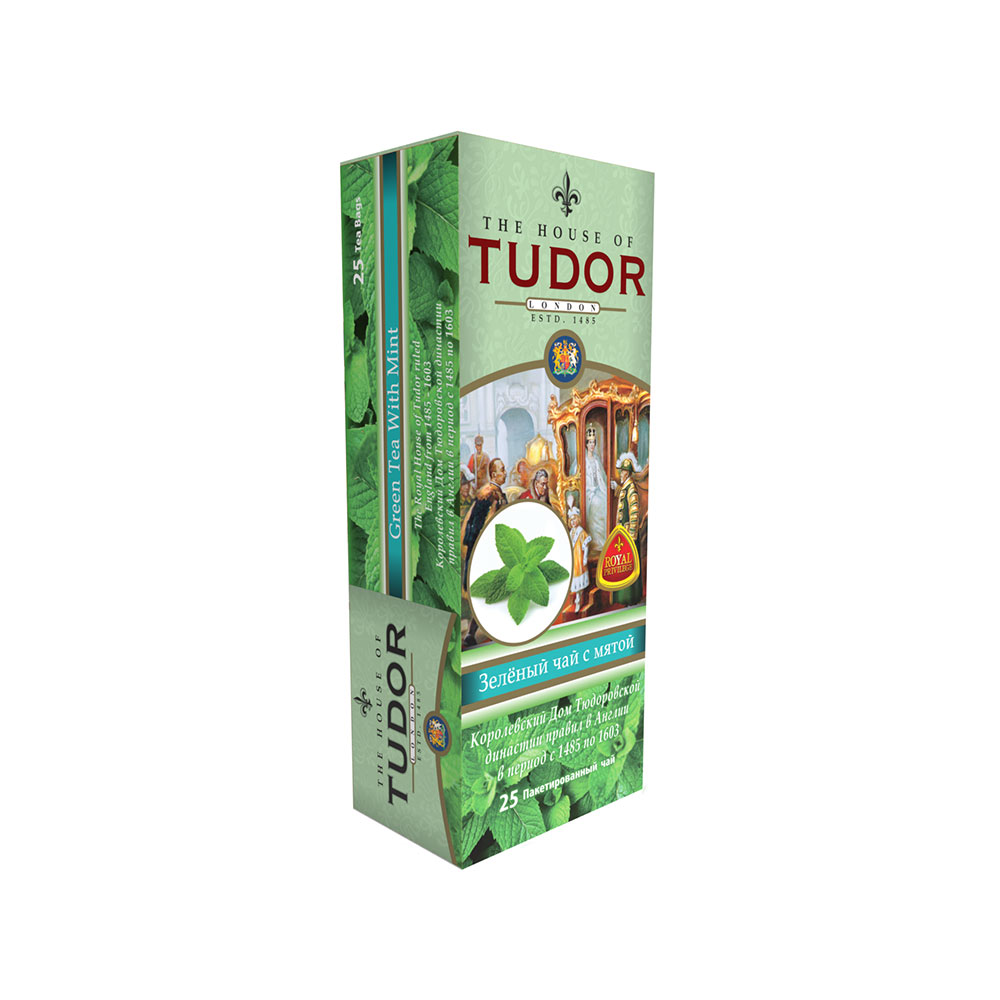 Mint Green Tea | Flavoured Green | Tudor Mint Green Tea: a refreshing blend of green tea with invigorating mint. Discover a rejuvenating tea fusion for delightful sips.