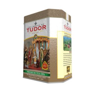 Ceylon Tea | Premium Black Tea | Tudor Premium Ceylon Black Tea. With a low caffeine level, indulge in a refined cup that embodies the essence of quality.